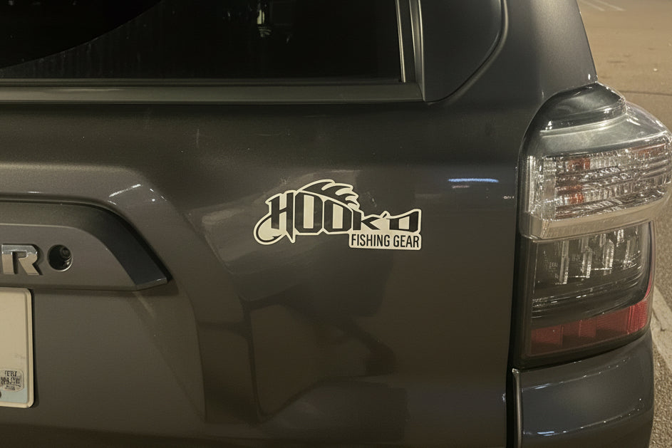 Hook’d Fishing Gear Car Magnet